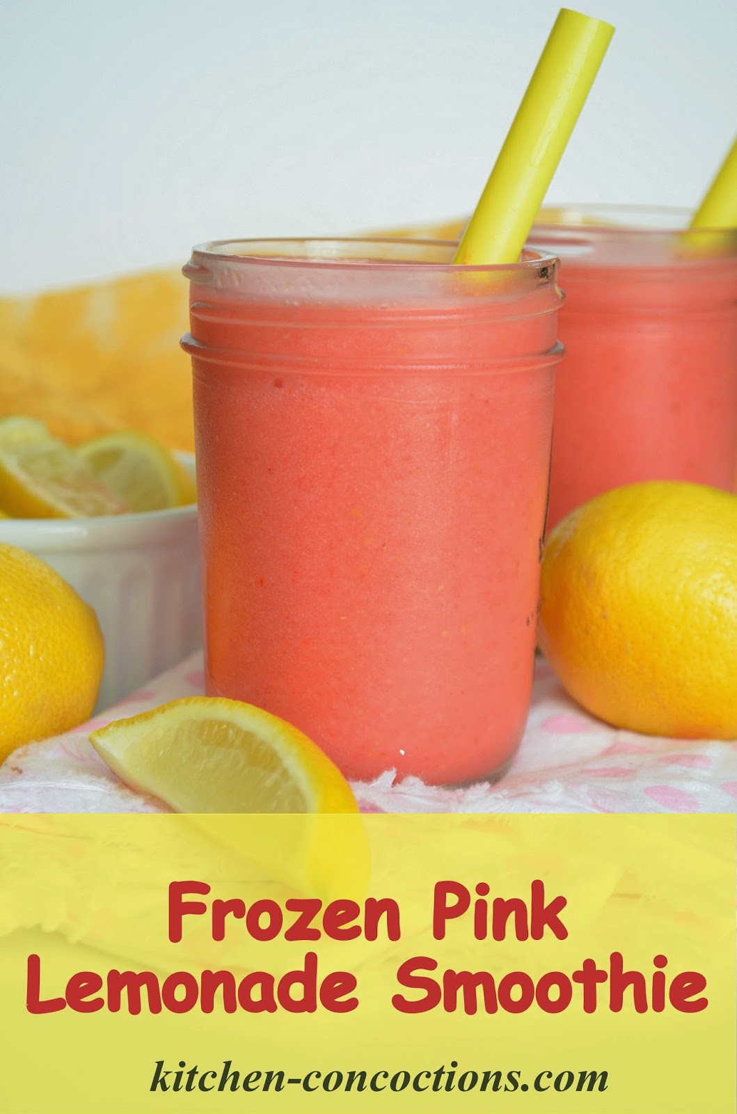 Frozen Pink Lemonade Smoothie Kitchen Concoctions