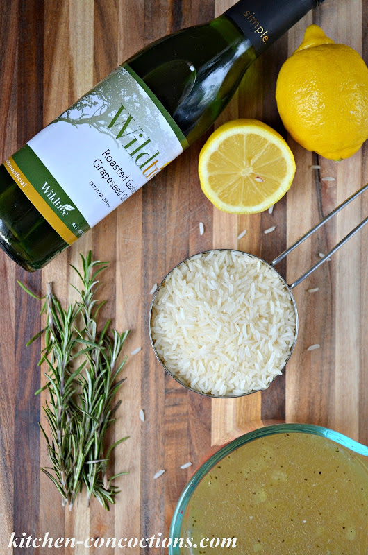 Rosemary Rice Lemon Rosemary Rice - Kitchen Concoctions