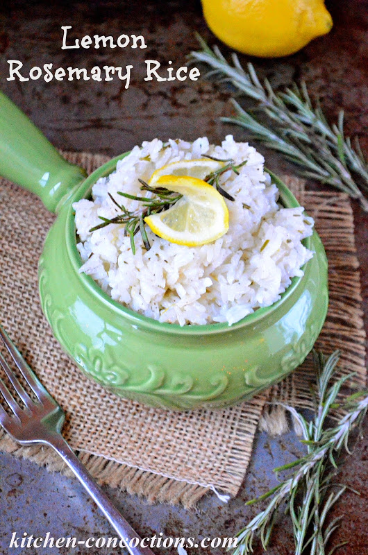 Lemon Rosemary Rice Kitchen Concoctions