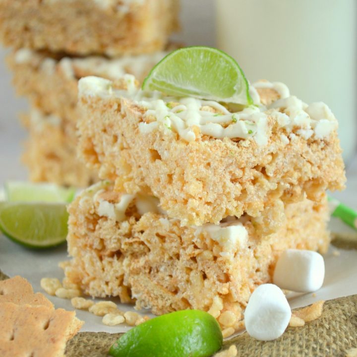 Key Lime Pie Rice Krispie Treats-image