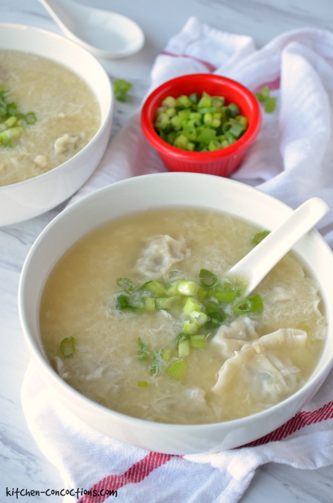 Wonton Egg Drop Soup Kitchen Concoctions